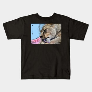 Lion / Swiss Artwork Photography Kids T-Shirt